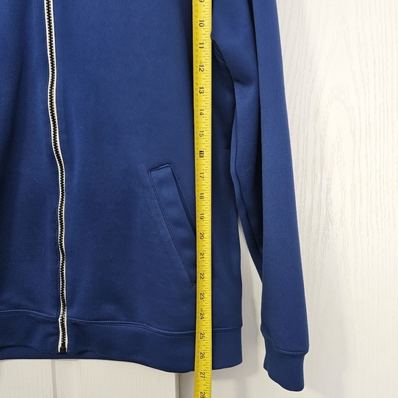 Pebble Beach Performance Blue Men’s Golf Zip-up Jacket w Pockets Size Large - Picture 8 of 10